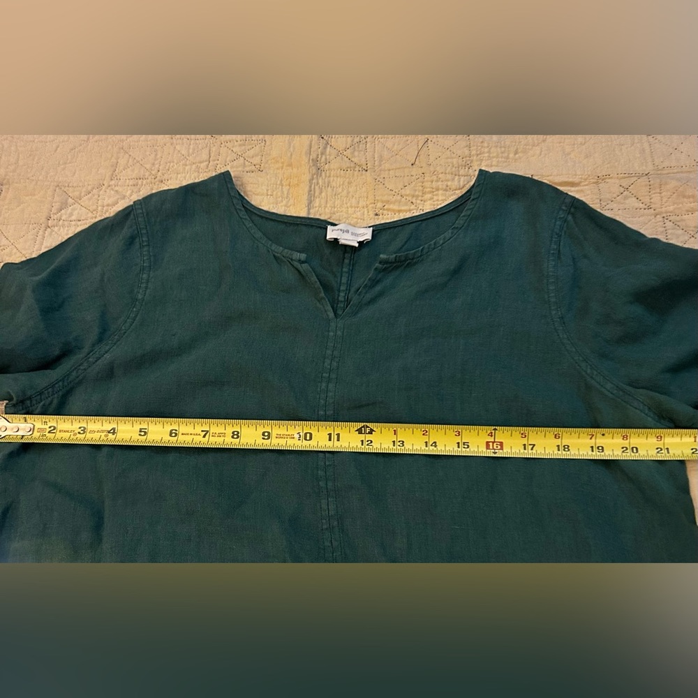 J. Jill PureJill Linen Tunic Dress Size M - Picture 10 of 11